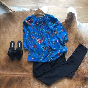 Warehouse London floral blouse